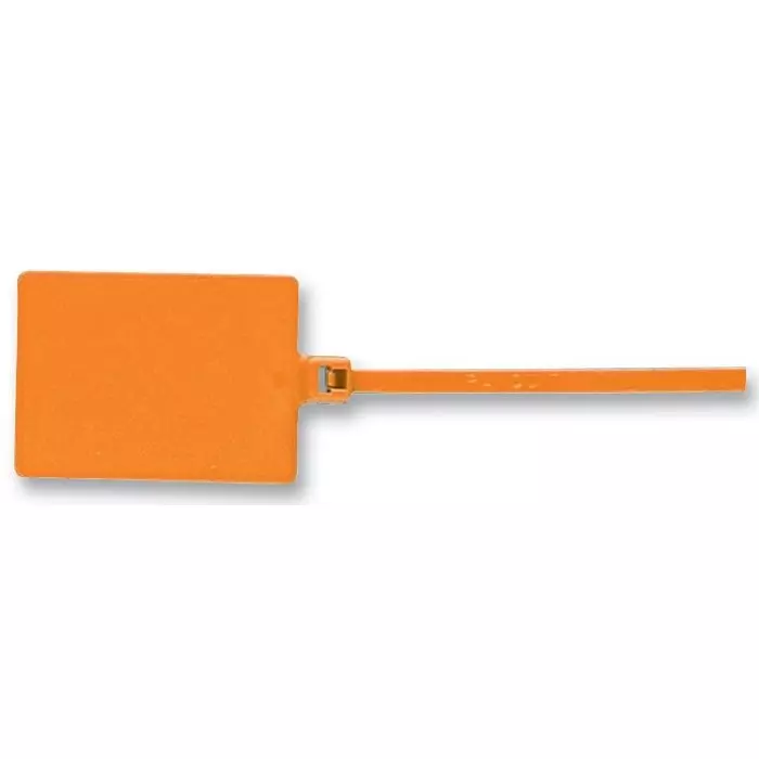 PANDUIT Cable Ties CABLE TIE, MARKER, ORANGE, PK100, PLF1MA-C3 (Pack of 100)