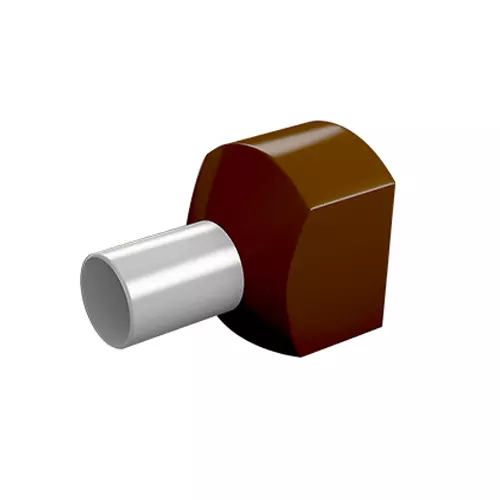 Braco Twin Type Crimping End Sealing Ferrule Copper 0.75 mm² Insulated Assorted, ESIT-0.75-8