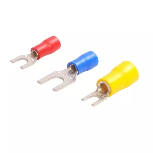 Comet Double Grip Fork Terminal Copper 2.5-3.5 mm² Size Electro Tinned Finish, CPSD-7937