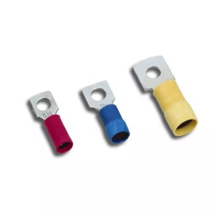 MECATRACTION Insulated Spade Connector Square Terminal, C100SRGC1-5 (Pack of 100)