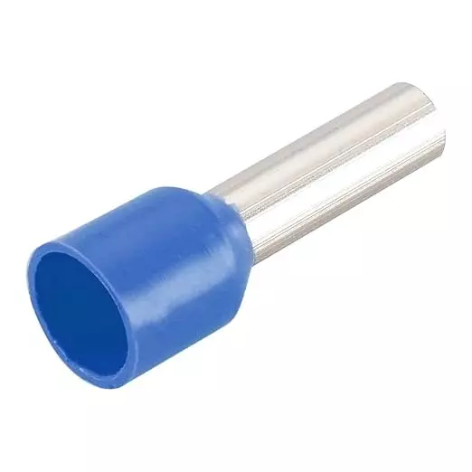 ENERTECH Single Type Cable Terminals 2.5 -10 mm Size Range Blue, EN-2510 (Pack of 100)