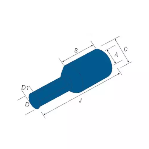 Braco Crimping Reducer Terminal 50 mm² Aluminium, WPA-26