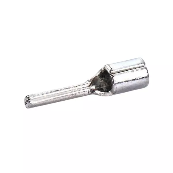 Comet Non-Insulated Pin Terminal Copper 0.75 mm² Size Electro Tinned Finish, CCP-59 (Pack of 40 Pcs)