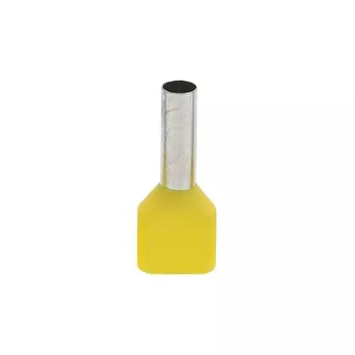 ENERTECH Twin Type Cable Terminals 6 -14 mm Size Range Yellow, EN- TE 6014 (Pack of 100)