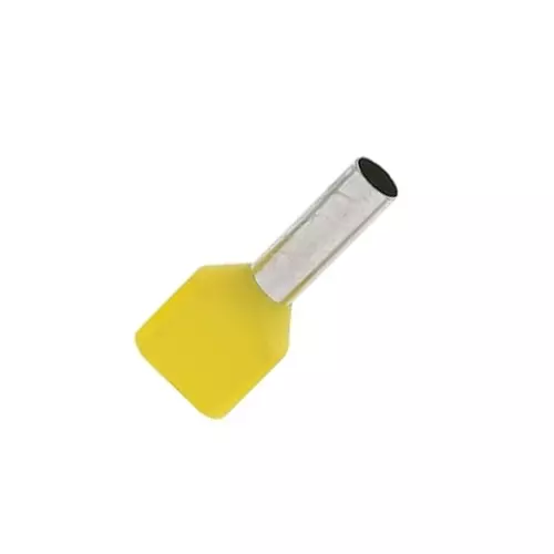 ENERTECH Twin Type Cable Terminals 6 -14 mm Size Range Yellow, EN- TE 6014 (Pack of 100)