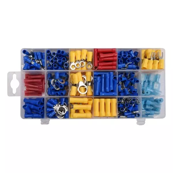 Yato 360 Pcs Terminal Assortment and Packed in Plastic Case for Electric Use, YT-06890