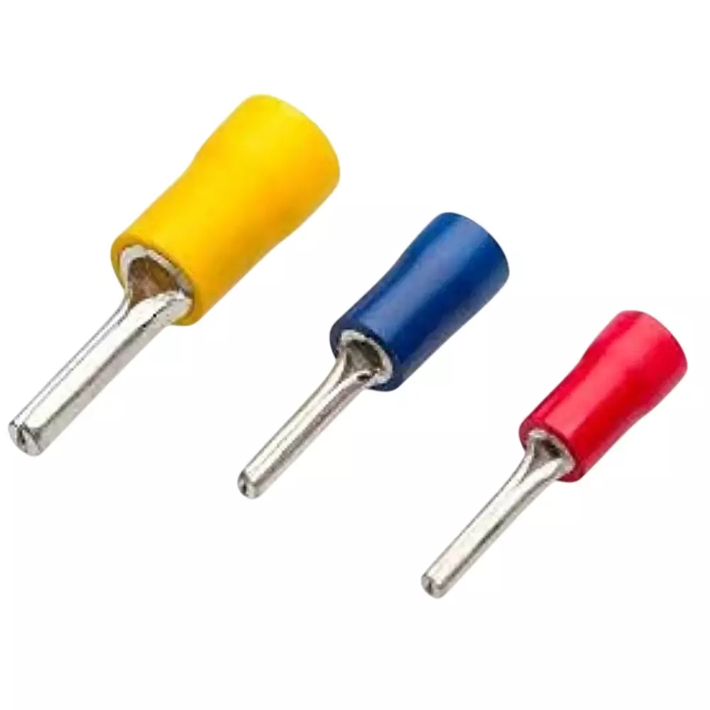 Comet Double Grip Pin Terminal Copper 2.5 mm² Size Electro Tinned Finish, CCPD-27