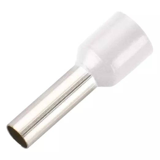 ENERTECH Single Type Cable Terminals 0.5 - 10 mm Size Range White, EN-0510 (Pack of 100)