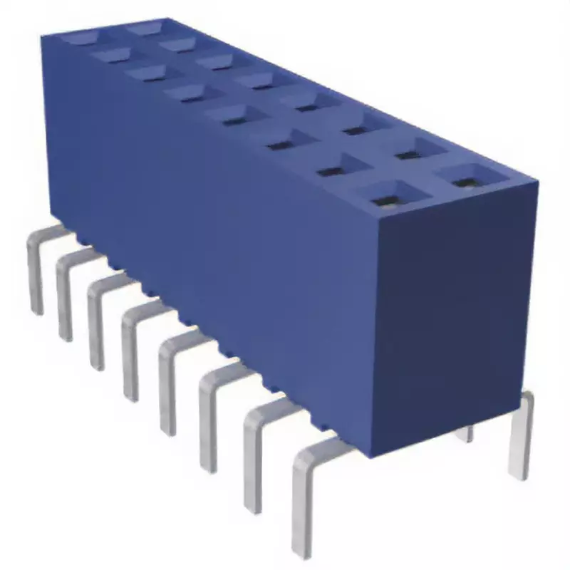 Amphenol Pin Header 20 Pole Vertical Connection Direction, 87606-310LF (Pack of 23)
