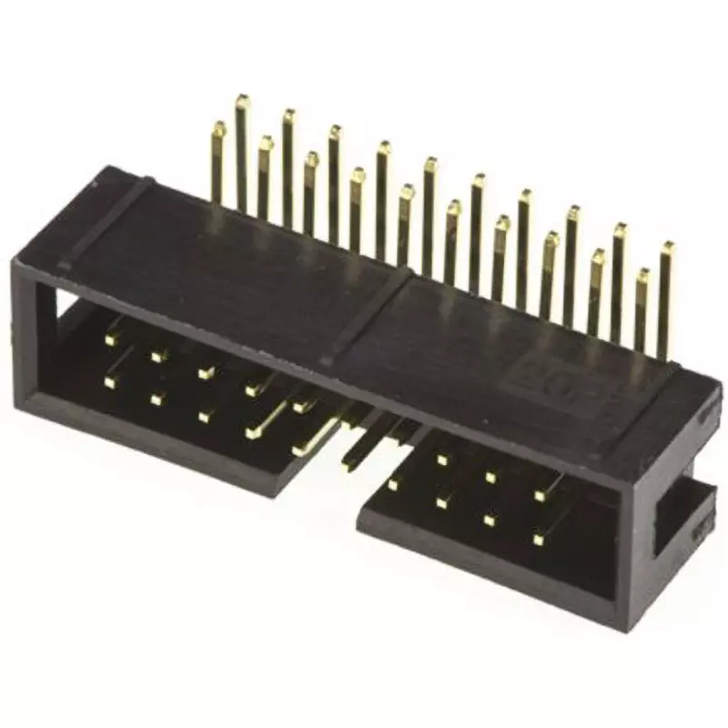 Amphenol Pin Header 20 Pole 3 Amp Rated Current, T821120A1R100CEU (Pack of 100)