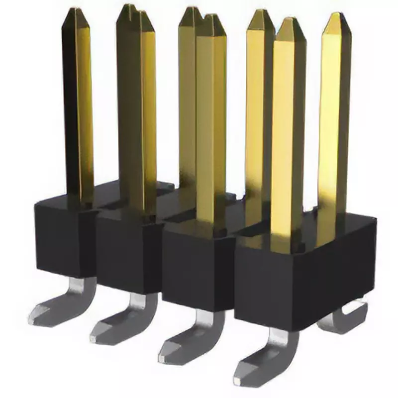 Amphenol Pin Header 6 Pole Surface mount, 95278-101A06LF (Pack of 10)