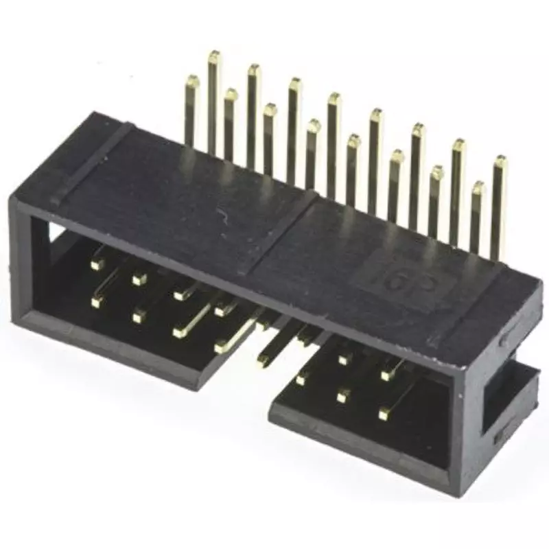 Amphenol Pin Header 16 Pole 3 Amp Rated Current, T821116A1R100CEU (Pack of 100)