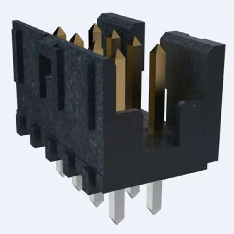 Amphenol Pin Header 8 Pole Straight Connection Direction, 98414-G06-08ULF (Pack of 56)