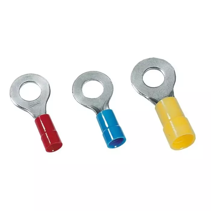 Mecatraction Insulated Ring Terminal, C100SB3 (Pack of 100)