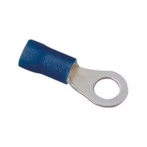 IDEAL Terminal, Ring Tongue, #6, Yl W, 14Awg, 83-2221 (Pack of 25)