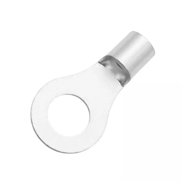 Comet Non-Insulated Ring Terminal Copper 1.5-3.5 mm² Size Electro Tinned Finish, CRS-7002 (Pack of 40 Pcs)