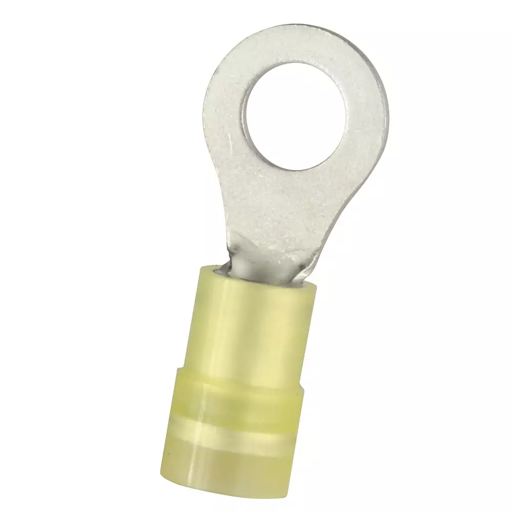 Buy RS PRO Crimp Ring Terminal 12 AWG to 10 AWG Yellow Insulated M6 ...