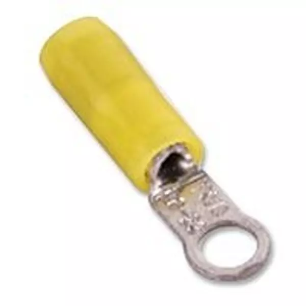 ABB - THOMAS & BETTS Crimp Terminal, Ring Tongue, Stud 2, Yel, RZ22-2