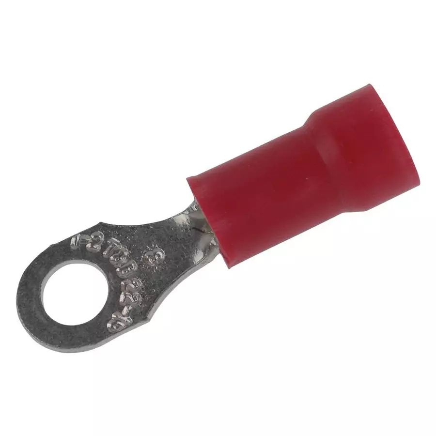 ABB - THOMAS & BETTS Terminal, Ring Tongue, #6, Crimp, Red, RA857 (Pack of 1000)