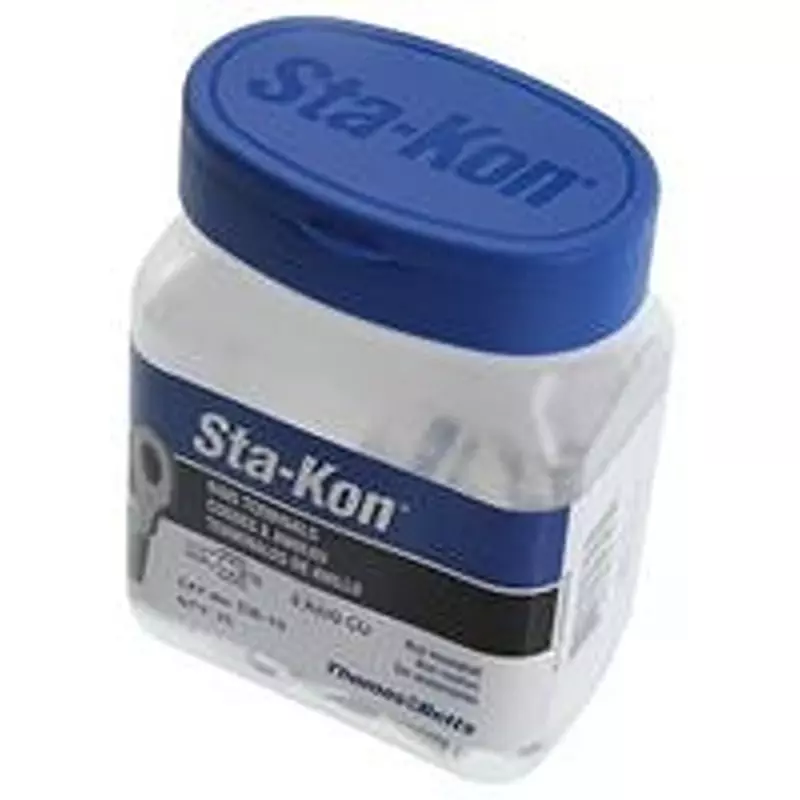 ABB - THOMAS & BETTS Terminal, Ring Tongue, #10, Crimp, D8-10 (Pack of 25)