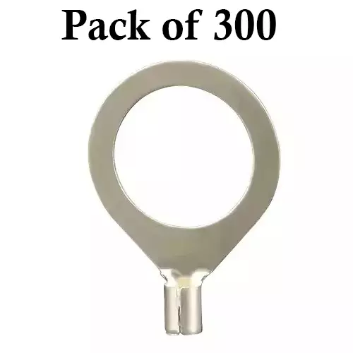 Kaycee Lugs Copper Ring Terminals, (Cable Size 2.5 Sq.mm Bolt Size 6 mm), Pack of 300 Pcs, KC7011