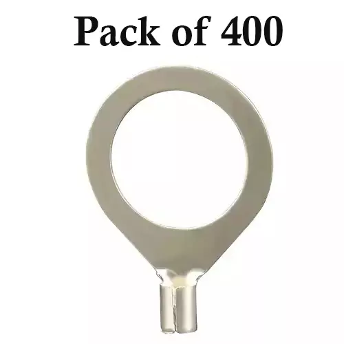 Kaycee Lugs Copper Ring Terminals, (Cable Size 1.5 Sq.mm Bolt Size 3.5 mm), Pack of 400 Pcs, KC7048