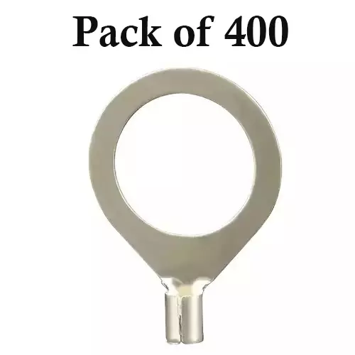 Kaycee Lugs Copper Ring Terminals, (Cable Size 1.5 Sq.mm Bolt Size 3 mm), Pack of 400 Pcs, KC7001