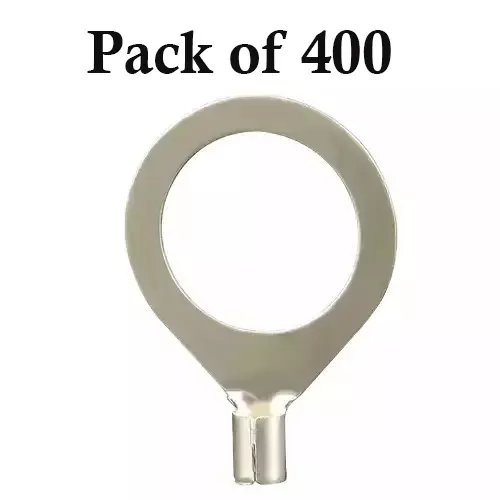 Kaycee Lugs Copper Ring Terminals, (Cable Size 1.5 Sq.mm Bolt Size 4 mm), Pack of 400 Pcs, KC7003