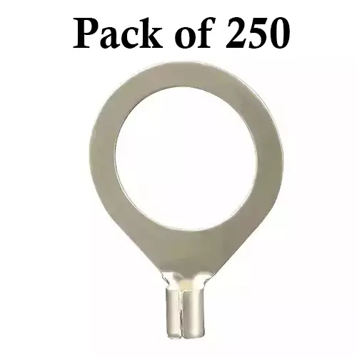 Kaycee Lugs Copper Ring Terminals, (Cable Size 2.5 Sq.mm Bolt Size 5 mm), Pack of 250 Pcs, KC7109