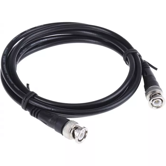 RS PRO Male BNC to Male BNC Coaxial Cable RG58 50 Ω 2 m, 1222144