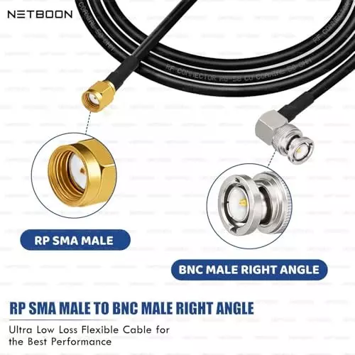 netboon-rg58-coaxial-cable-with-rp-sma-male-to-bnc-male-right-angle-connector-15-m-black-50-ohm-for-rf-equipment-cctv-systems-test-instruments