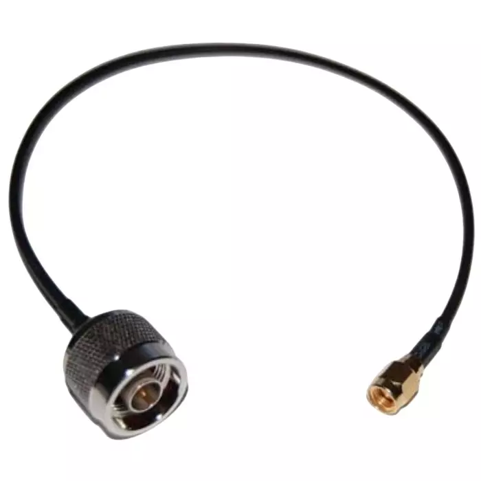 GENERIC Coaxial Jumper Extension RF Antenna Cable RG-58 N-Male to RP-SMA Male 10 cm Length, CA0413