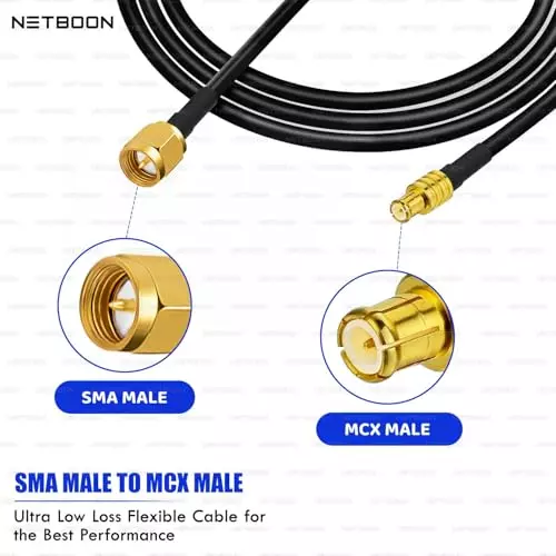 netboon-new-rg174-low-loss-coaxial-cable-sma-male-to-mcx-male-connector-rf-50-ohm-1-m-black-for-gps-iot-modules-signal-testing