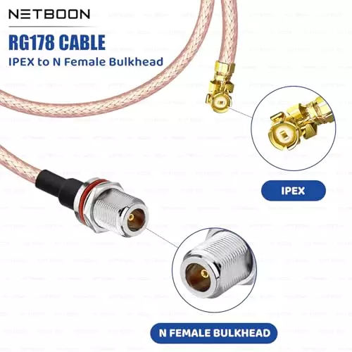 netboon-rg178-coaxial-cable-with-n-female-to-ipexipxufl-connector-30-cm-copper-50-ohm-for-testing-communication-systems