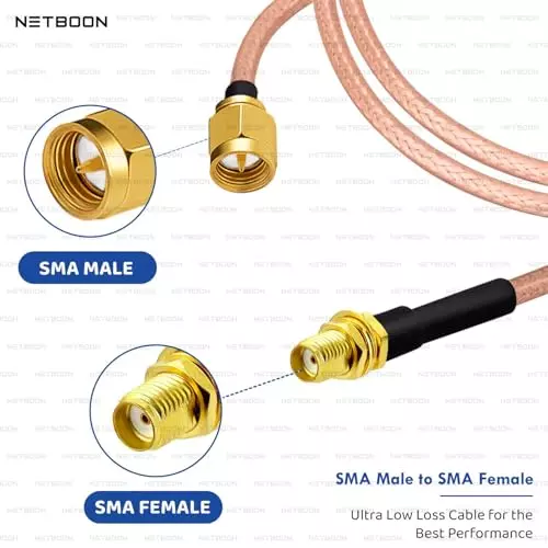 netboon-rg316-coaxial-cable-with-sma-male-to-sma-female-connector-5-m-copper-50-ohm-for-antenna-extensions-wireless-modules-and-signal-testing
