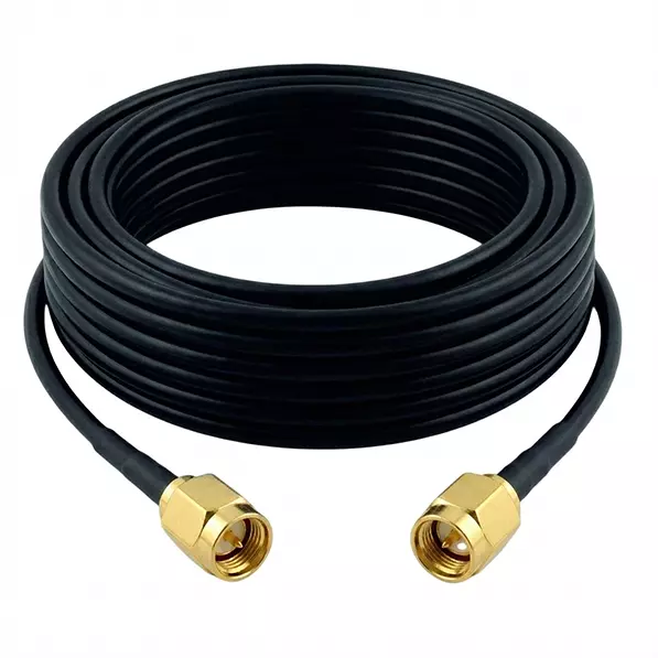 SigmaRF Co Axial Cables SMA (Male) to SMA (Male) Connector RG58 Cable Type 91.44 cm (36 inch) Length, SRF58-2M-2M-36