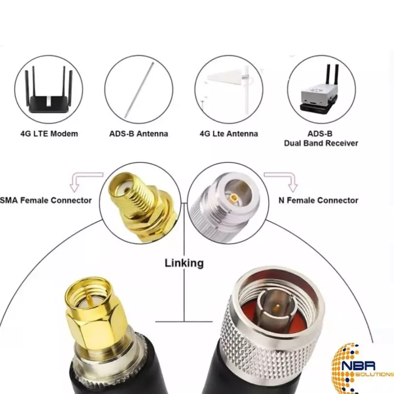 generic-low-loss-coaxial-jumper-rf-antenna-cable-rg-58-n-male-to-sma-male-connector-9144-cm-3-ft-length-ca0392