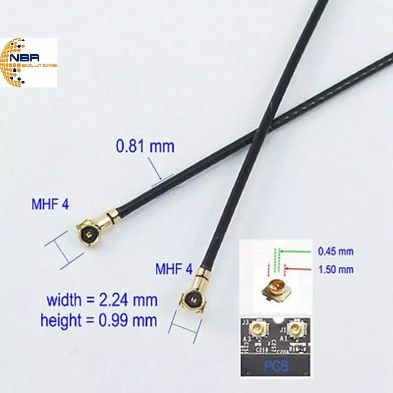 generic-low-loss-coaxial-pigtail-cable-113mm-uflipx-mfh1-female-to-mhf4ipex-4-female-connector-10-cm-length-ca0605