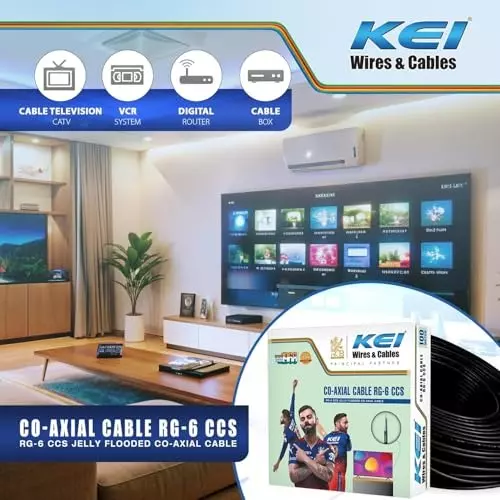 kei-kei-coaxial-cables-rg6-ccs-copperpolyethylene-foam-insulated-with-jelly-filled-pvc-oversheathed-for-hd-tv-satellite-broadband-black-roll-of-100-m
