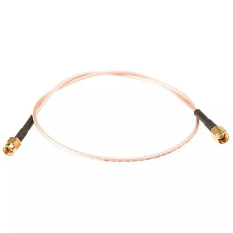 TE CONNECTIVITY Coaxial Cable [1] Male [2] Male Terminated Termination Style RG316 Coaxial Type, 1337808-2 (Pack of 50)