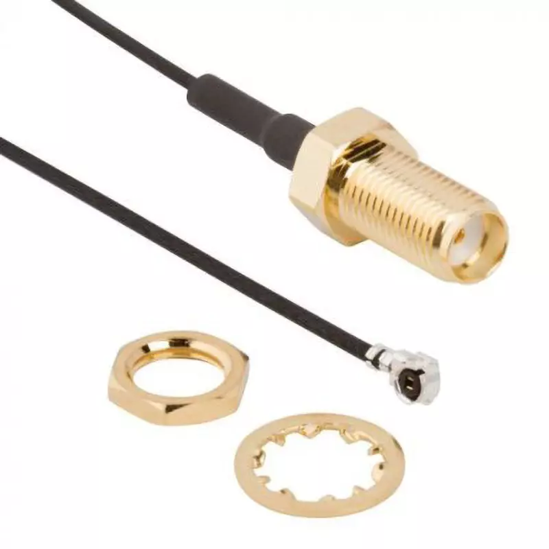 Amphenol Coaxial Cable 1: Male Contact Gender 50 Î© Characteristic Impedance SMA connector 2, 336313-12-0150