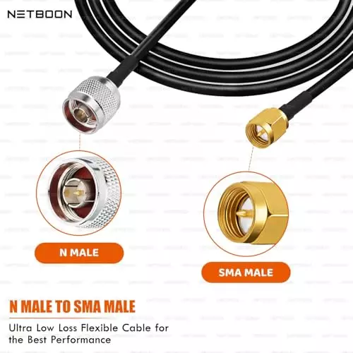 netboon-hlf200-low-loss-coaxial-cable-25-m-with-n-male-to-sma-male-connector-rf-50-ohm-for-cellular-gps-ham-radios
