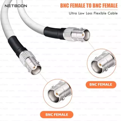 netboon-rg188-low-loss-coaxial-cable-with-bnc-female-to-bnc-female-connector-15-cm-white-50-ohm-for-oscilloscopes-antennas-lab-testing