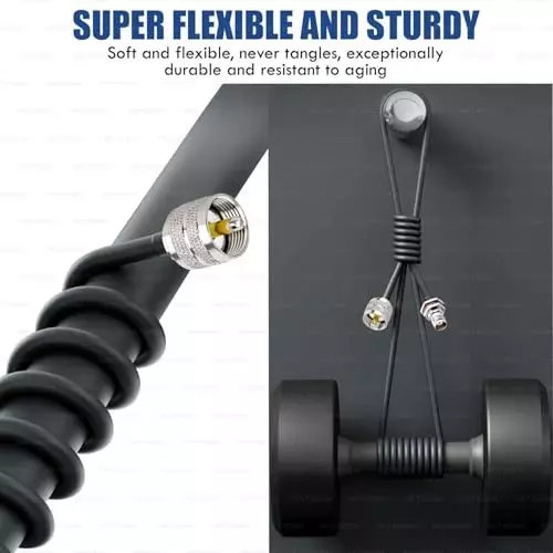 netboon-rg58-low-loss-coaxial-cable-with-uhf-male-pl-259-to-tnc-female-connector-1-m-black-50-ohm-for-wireless-radio-and-antenna-systems