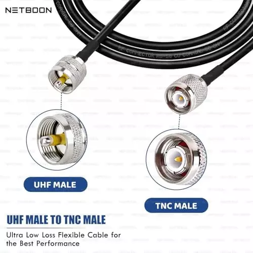 netboon-rg58-low-loss-coaxial-cable-with-uhf-male-pl-259-to-tnc-male-connector-1-m-black-50-ohm-for-radio-antenna-systems-wireless-applications