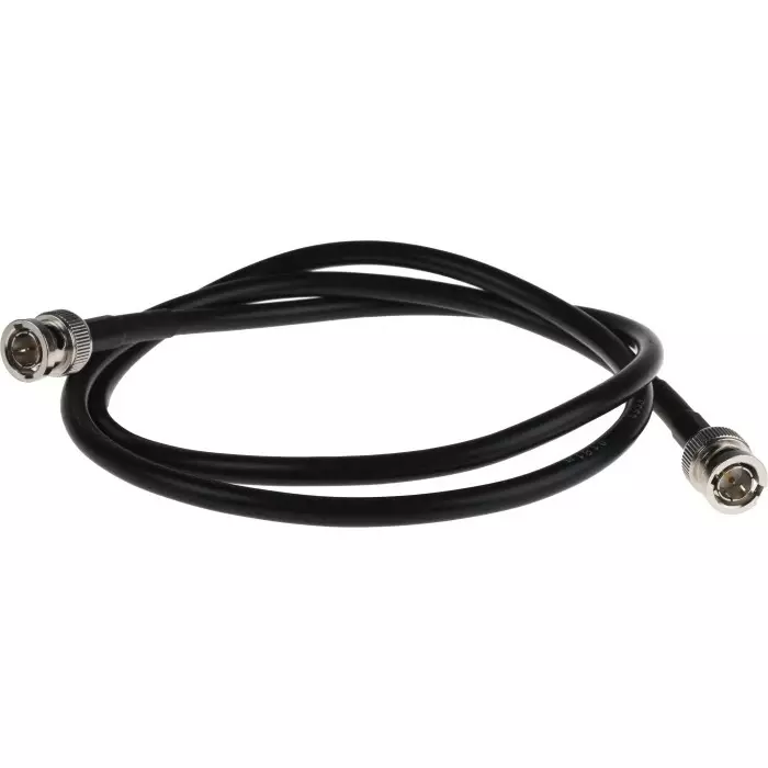 RS PRO Male BNC to Male BNC Coaxial Cable RG59 75 Ω 1 m, 1222148