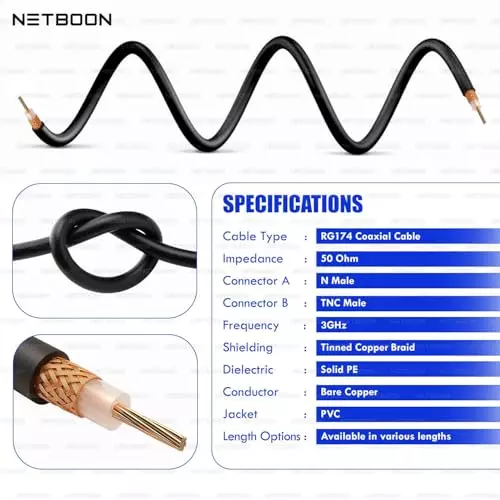 netboon-new-rg174-coaxial-cable-n-male-to-tnc-male-connector-rf-2-m-black-for-testing-communication-and-lab-applications