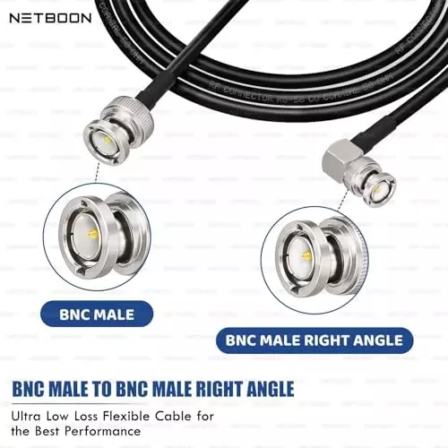 netboon-rg58-low-loss-coaxial-cable-with-bnc-male-to-bnc-male-right-angle-connector-10-m-black-50-ohm-for-cctv-broadcast-antennas-test-equipment