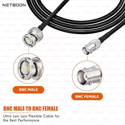 netboon-hlf200-low-loss-coaxial-cable-25-m-with-bnc-male-to-bnc-female-connector-rf-50-ohm-for-cctv-test-instruments