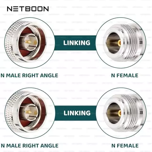 netboon-hlf400-low-loss-coaxial-cable-n-male-right-angle-to-n-male-right-angle-connector-rf-50-ohm-5-m-black-for-rf-communication